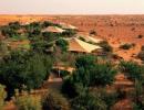 Отель Al Maha Desert Resort & Spa 5*. Вид на бунгало