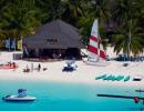 Отель Hudhuranfushi Island Resort 4*. Пляж