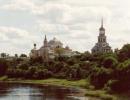 Отель "Торжок". Вид на Борисоглебский монастырь,Торжок