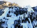 Санаторий "Голубые ели". Чегемские водопады зимой